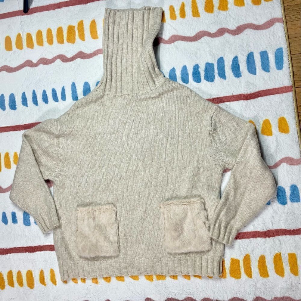ZARA KNIT SWEATER 7% ALPACA - Picture 4 of 10